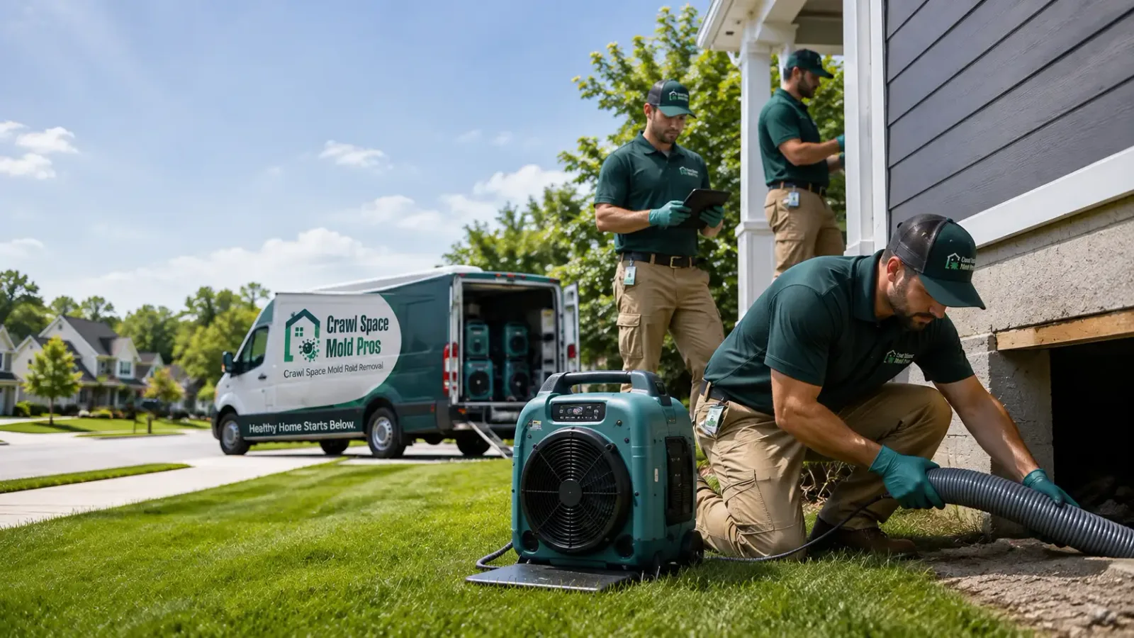 Crawl Space Mold Removal in Phoenix, NY